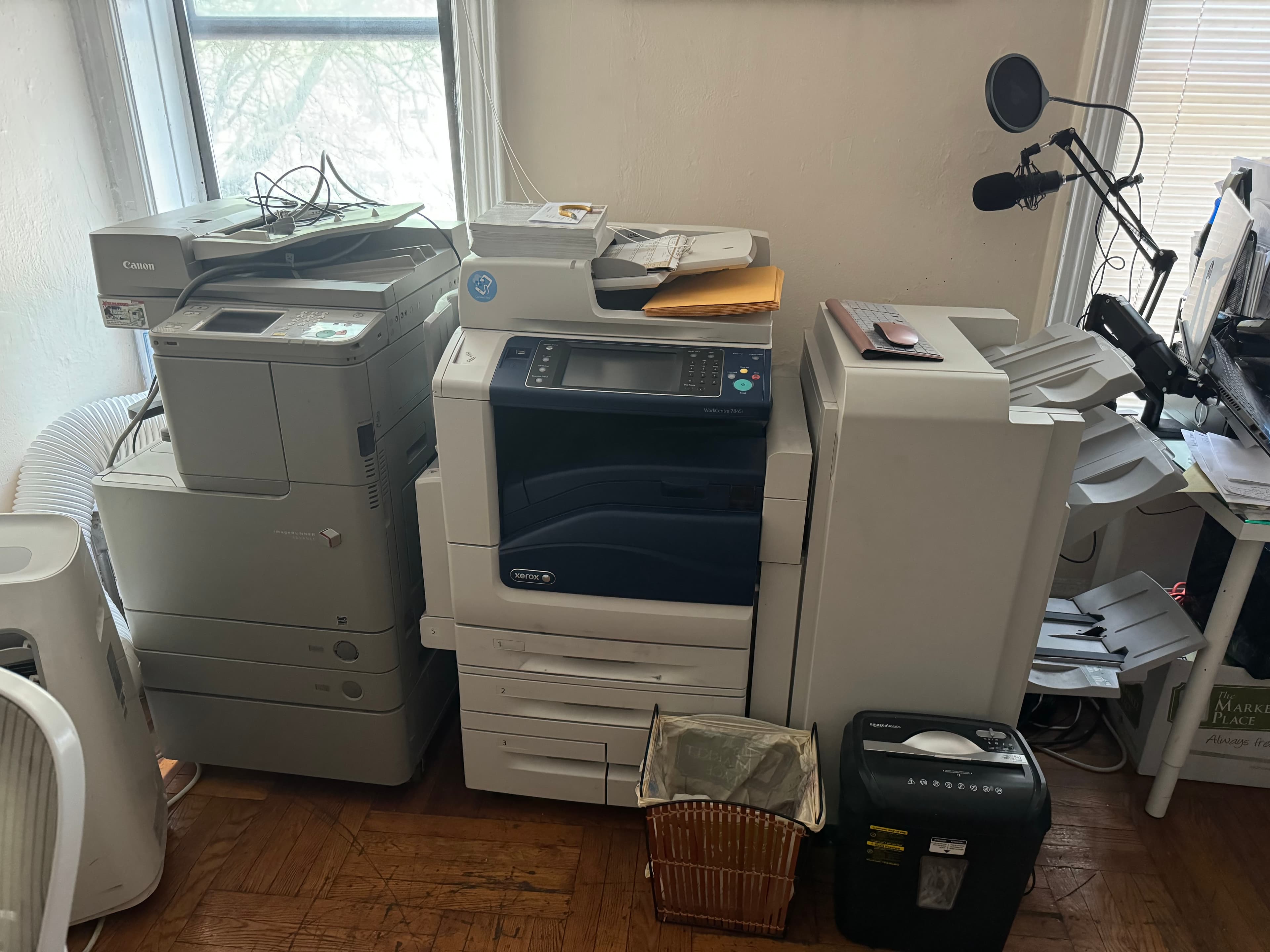 Newspapers ready for distribution